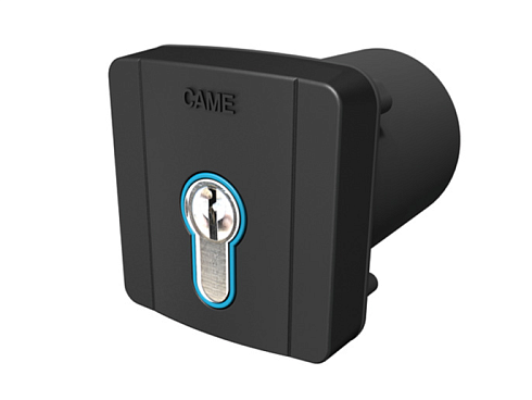 Купить Встраиваемый ключ-выключатель CAME SELD2FDG с цилиндром замка DIN и синей подсветко с доставкой и установкой в Таганроге