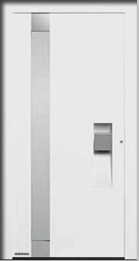 Двери входные алюминиевые ThermoCarbon Hormann - Мотив 306 в Таганроге